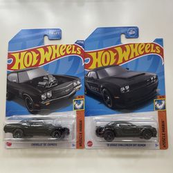 Hot Wheels Chevelle SS And Dodge Challenger