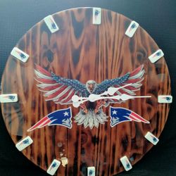 New England Patriots Clock 