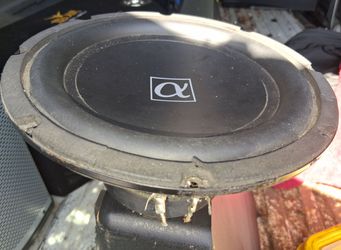 Subwoofers pair of size 8" inches Alphasonic