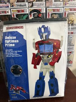 New kid light up Optimus prime costume transformers