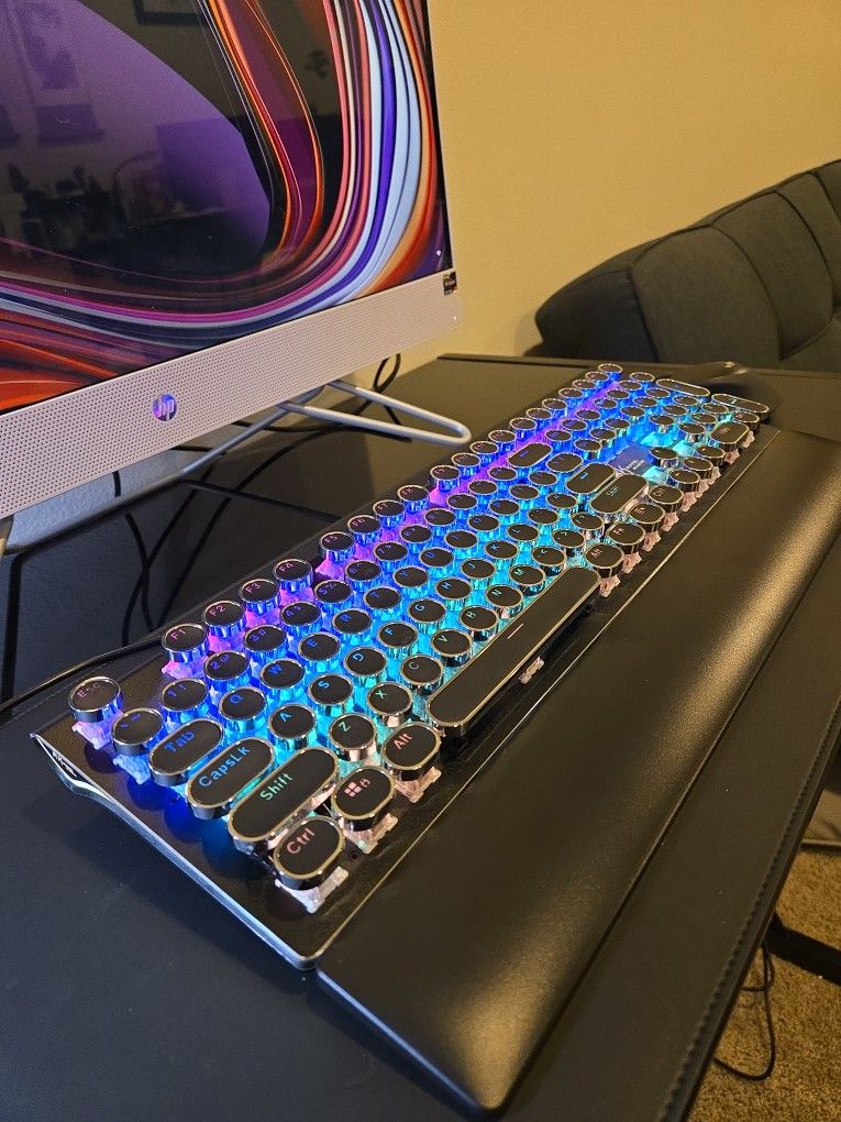 Typewriter Style Gaming Keyboard