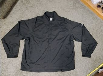 FootJoy DryJoys XL Mens Waterproof Golf Rain Jacket Full Zip Windbreaker Black