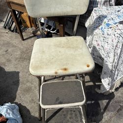 Vintage Cosco Step Stool Chair