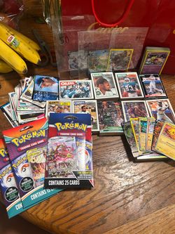 Pokemon cards and sports cards