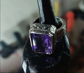 Vintage Inspired Purple Ring Sz. 8