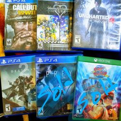 Ps4 XBox Games $5 Each