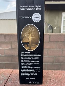 Led Bonsai Tree Light