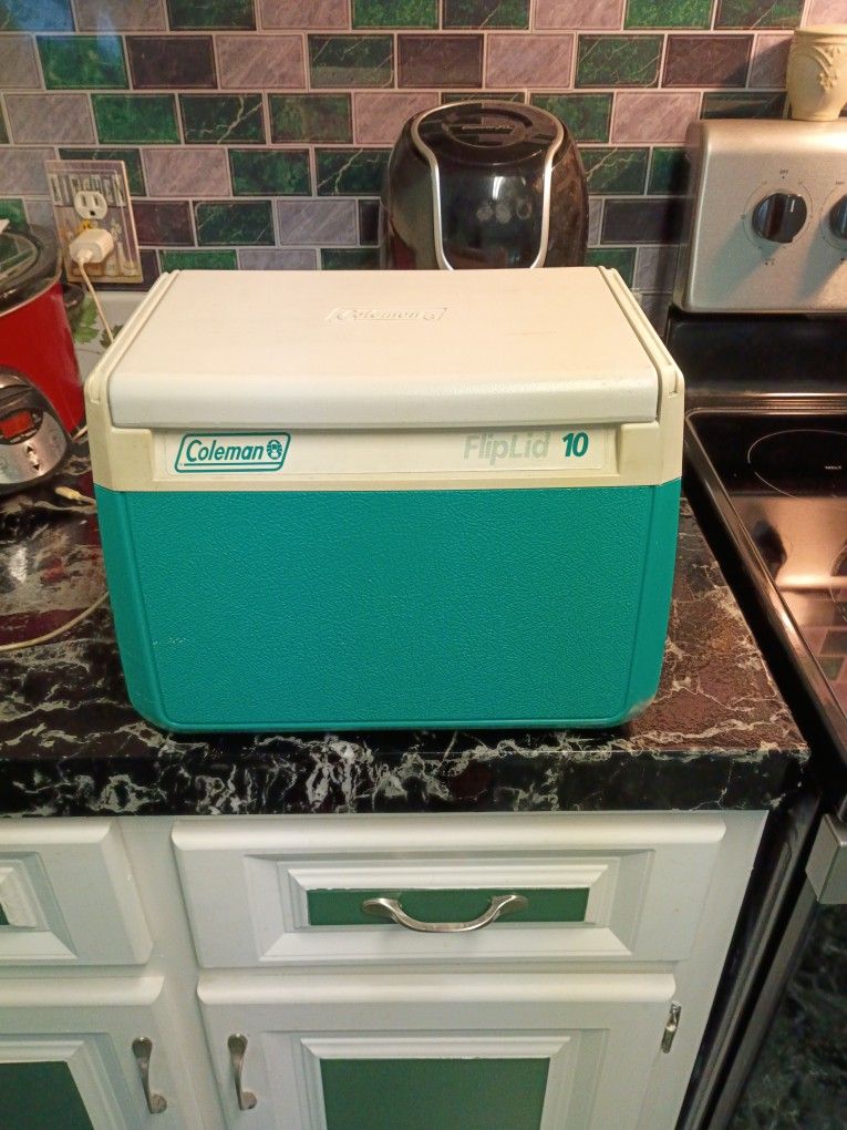 Coleman Flip Lid 10 Cooler Vintage