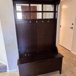 Entryway Coat Rack / Bench With Storage