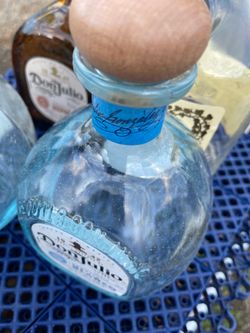 Empty glass bottles for art projects