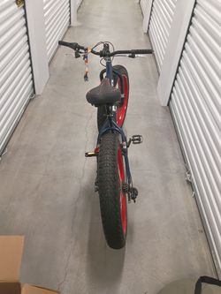 ADULT Mountain Bike Blue and Red