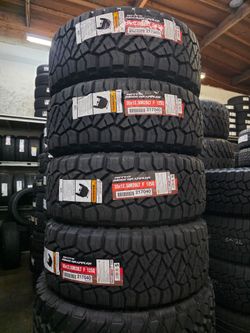 35x12.50R20 Nitto Ridge Grappler tires. 20s 35s