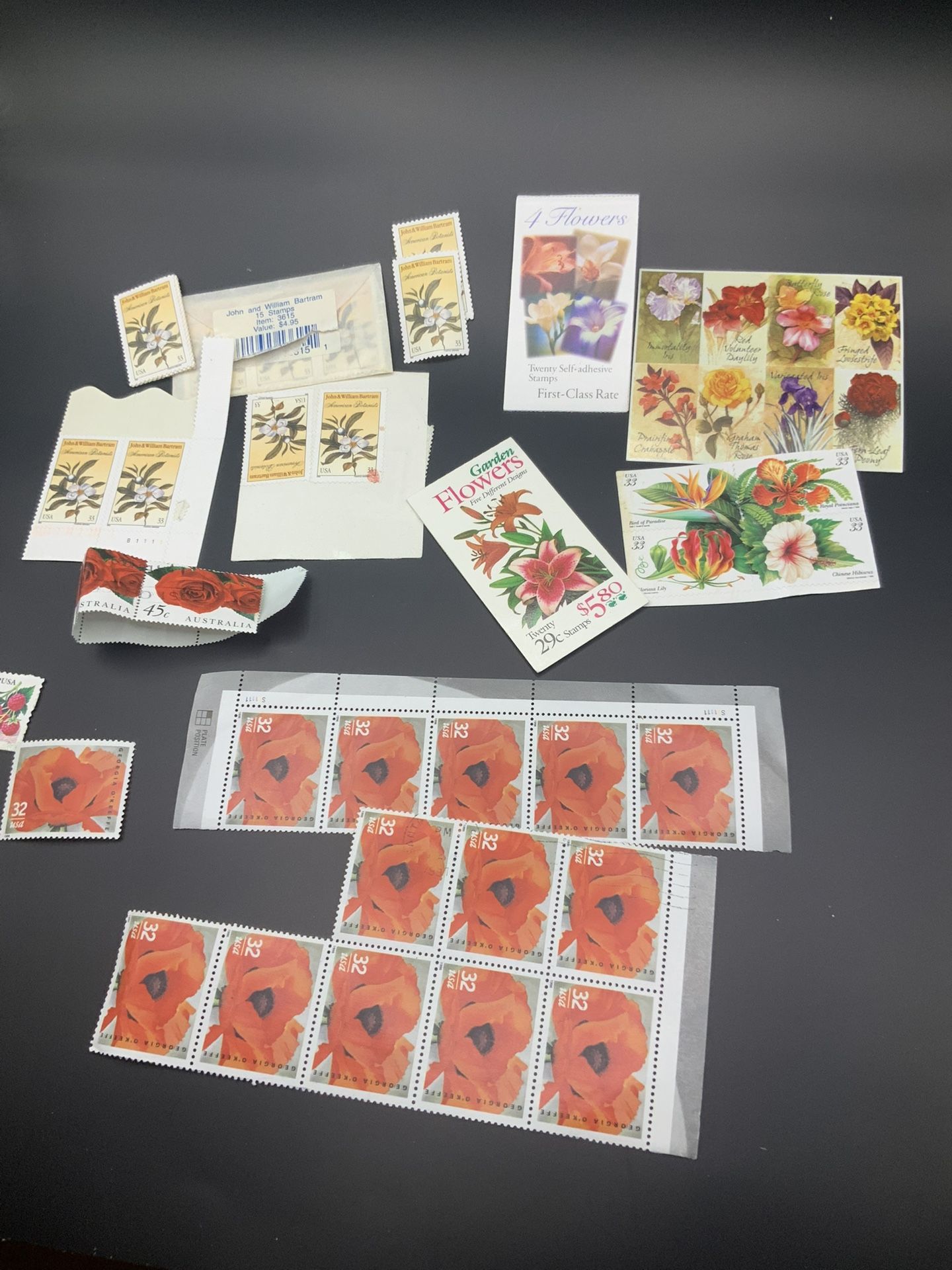 usps flower stamps