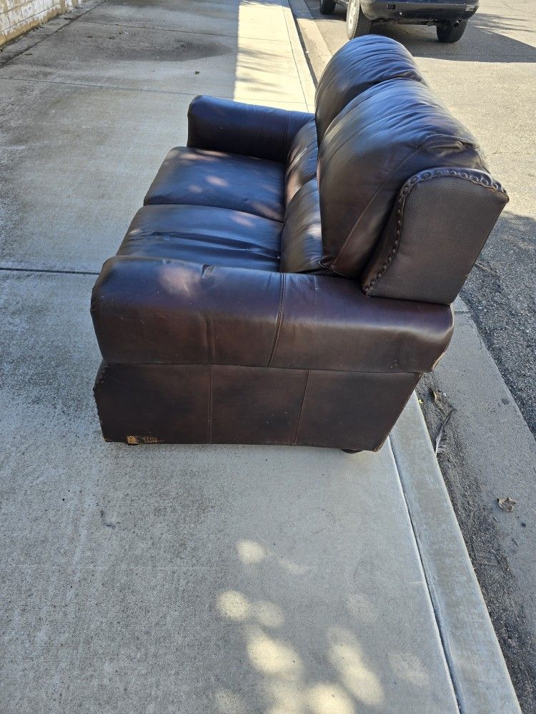 Leather Sofa 