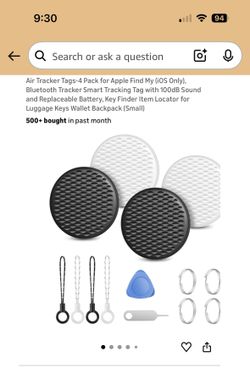 Brand New 4 Air Tracker Tags Unopened Box