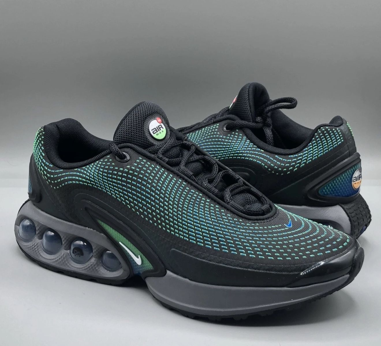 Nice Nike Air Max DN Hyper Cobalt Rage Green DV3337 010 Size 9.5