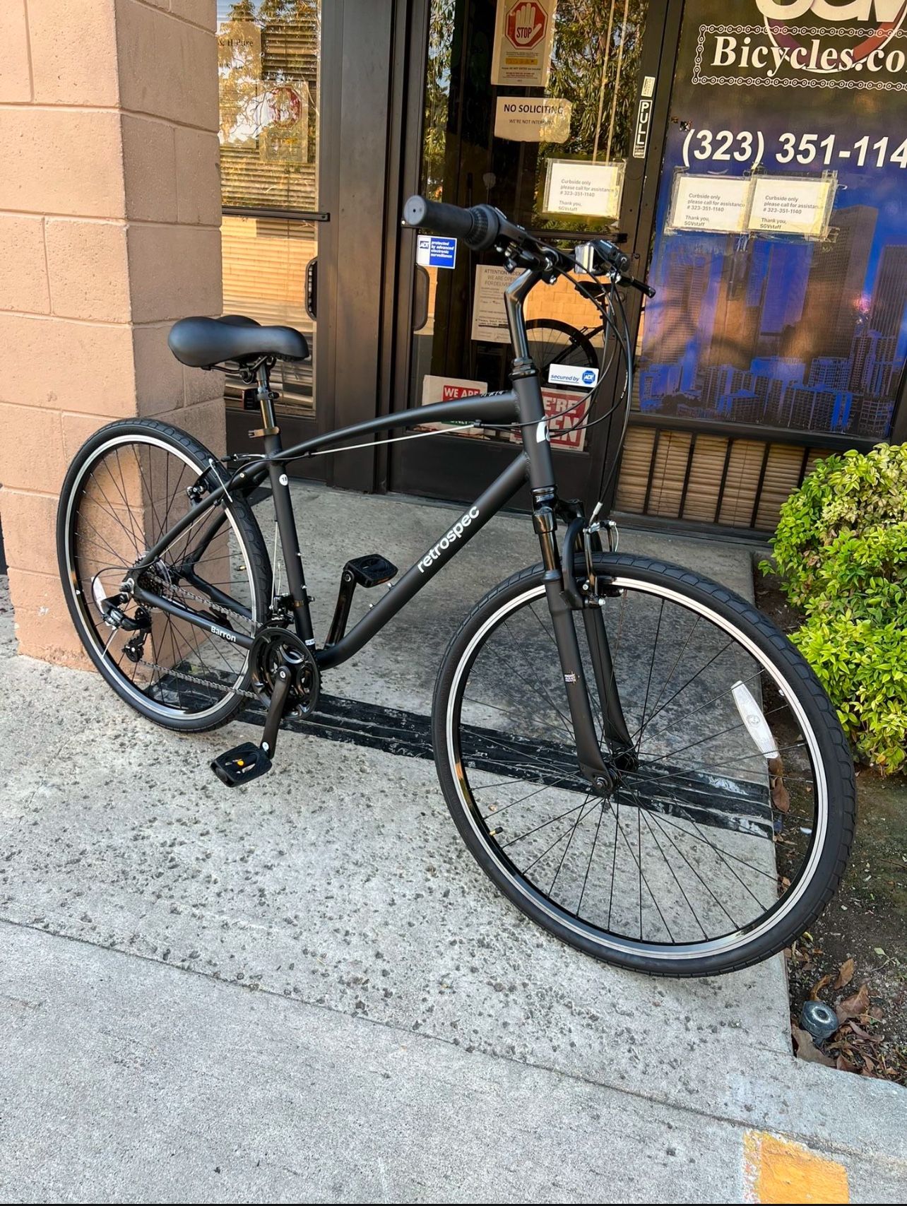 Barron Comfort Hybrid Bike - 21 Speed 16in S / 18in M / 20in L $299.99 each