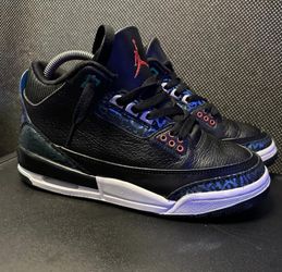 Air Jordan 3 Retro “Moto” GS Black Siren Red Hyper Jade SIZE: 6Y