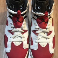 Air Jordan Retro 6 Carmine 2014 Release GS Size 6.5Y