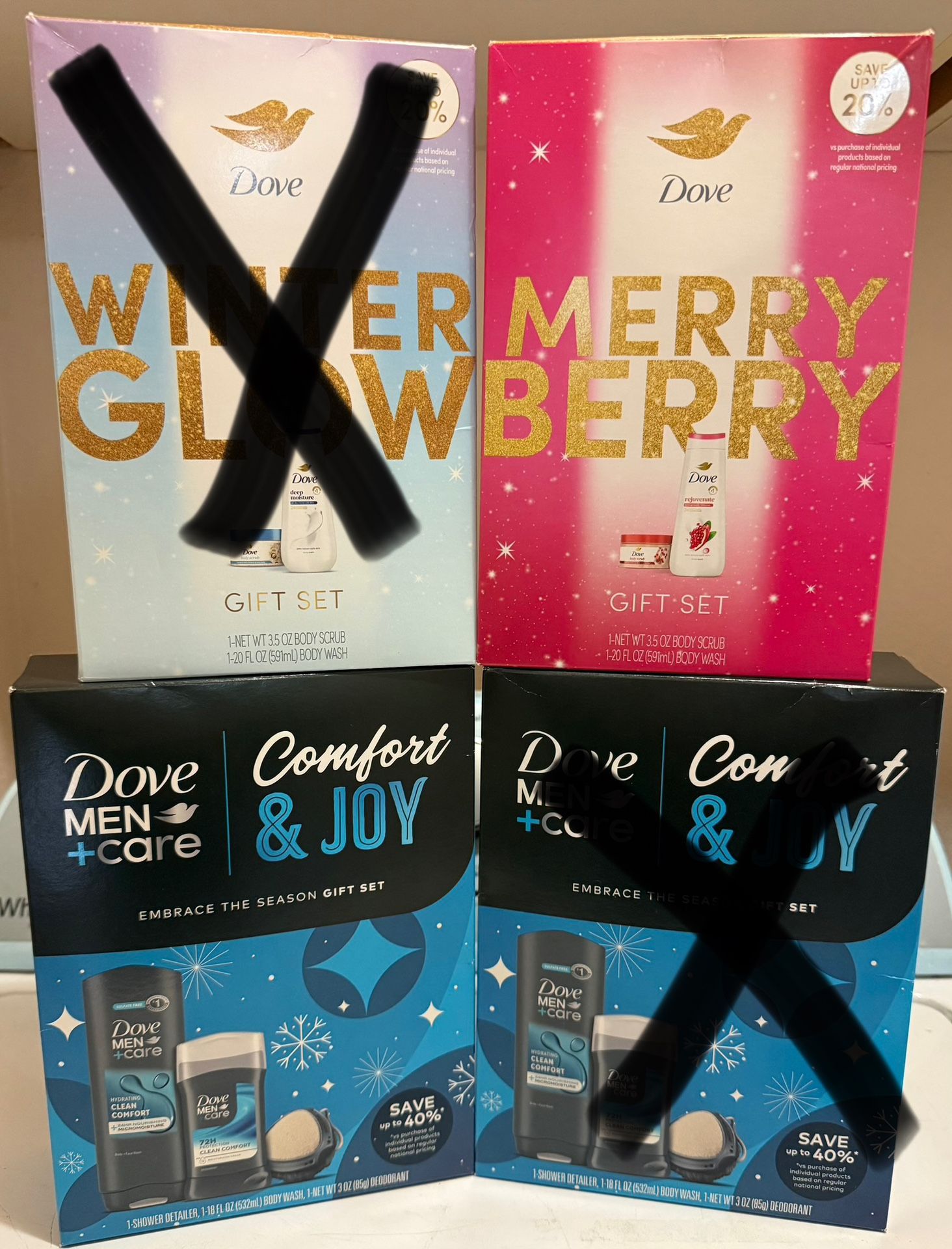 Men & Women’s Dove Christmas Gift Sets 🎁