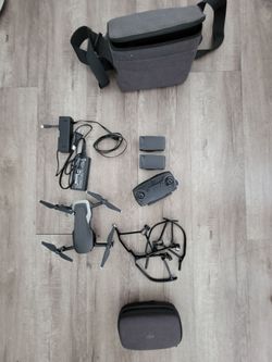 DJI Mavic Air Fly More Combo Drone 4K 2 Batteries Case