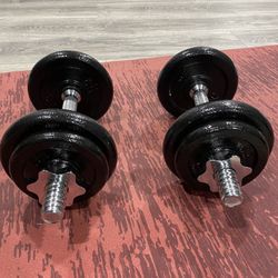 Adjustable Steel Dumbbells 