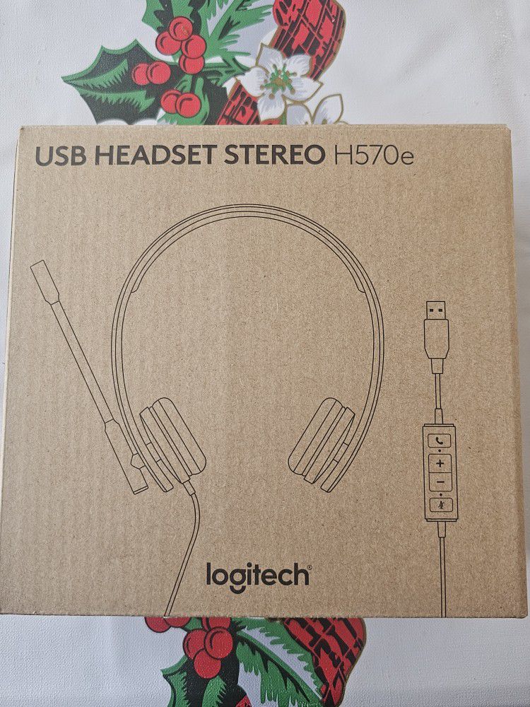 Brand New Logitech usb headset stereo H570e 