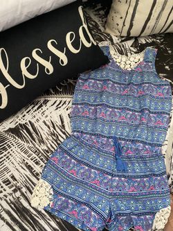 New Girls Romper Sz (L-6x)