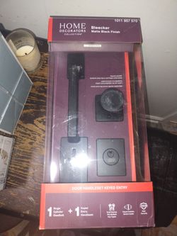 Home decor door handle and lock kit