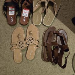 NWT summer Sandals 7  and 7.5