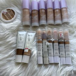 JOAH & Revolution Foundation, BB Cream, Concealer Lot Crystal Glow, Conceal & H…