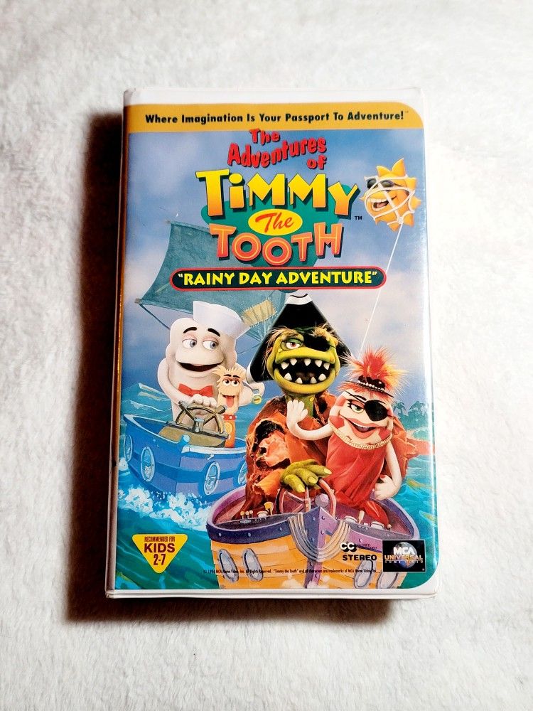 Timmy The Tooth : Rainy Day Adventure VHS (1994)