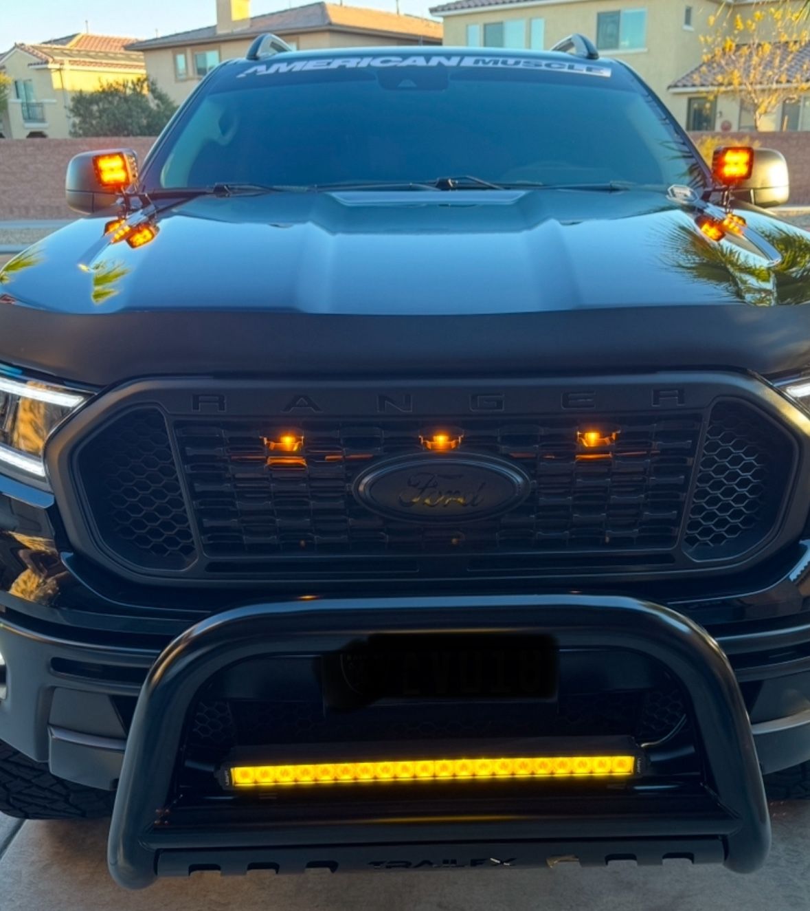 Raptor Style Grille Lights Ford Ranger