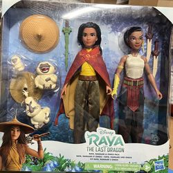 Disney Raya and the Last Dragon Raya, Namaari & Ongis Dolls and Figure Pack