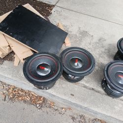 DS18 EXL 12.4 SUBWOOFER SPEAKERS SET OF 4