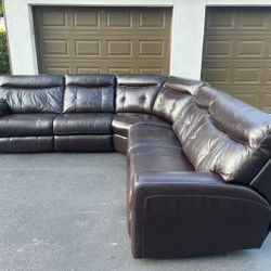 🛋️ Sectional Couch/Sofa - Brown - Recliners - Leather - Delivery Available 🚛