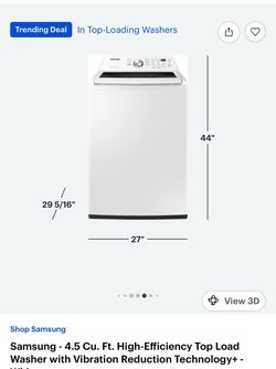 Samsung washer & dryer combo