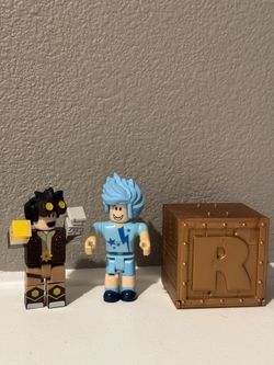 Roblox LEGO Figures with Treasure Box