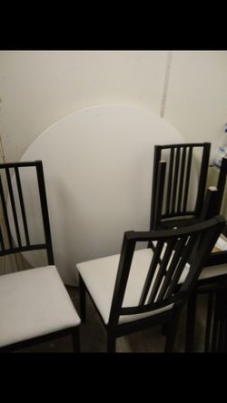 Table and chair set