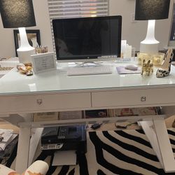 High Gloss White Desk