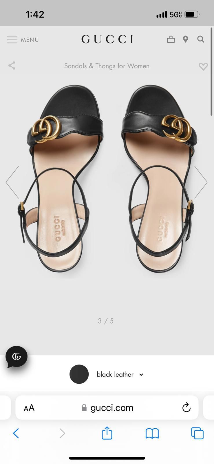 New Gucci Shoes Euro 38/37