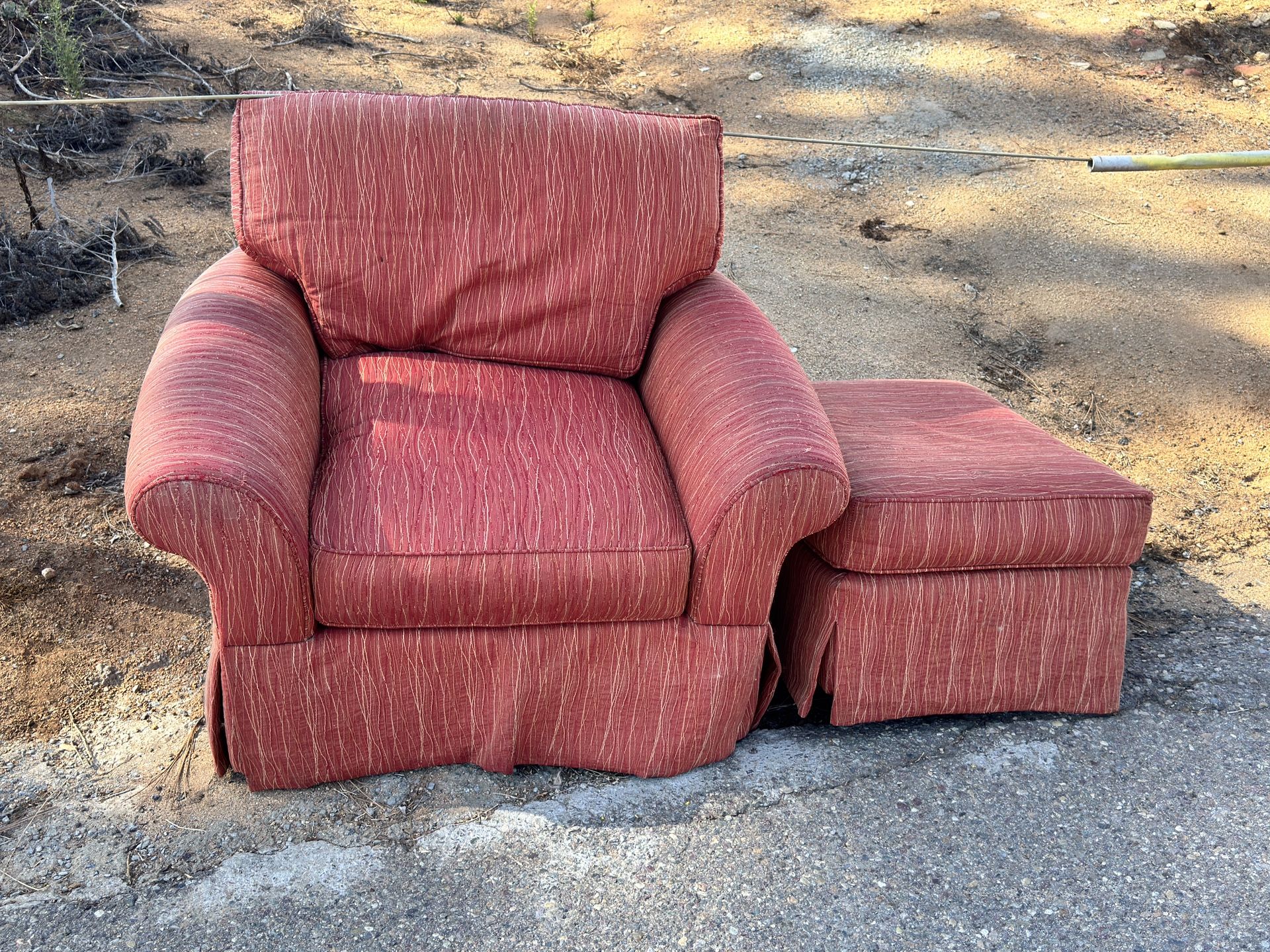 FREE Chair & Ottoman 