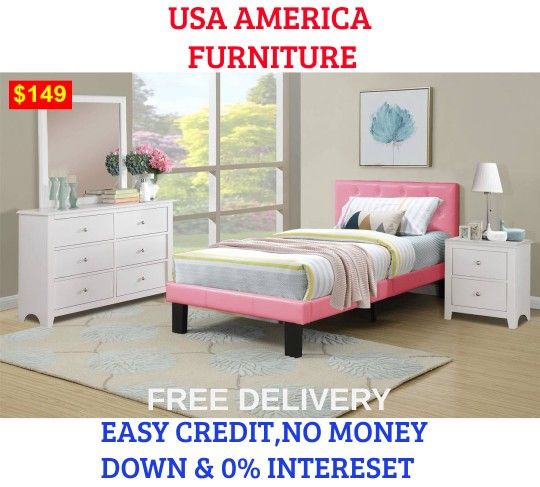BRAND NEW TWIN SIZE BEDFRAME ADD MATTRESS (STARTING AT $99) Item #PDX019417T