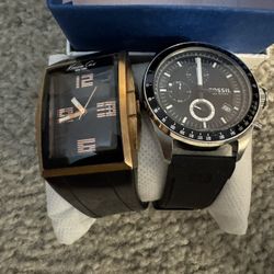 KENNETH COLE & FOSSIL MENS WATCH 2 watches