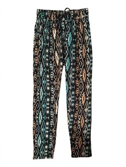 Boho Print Drawstring Pants