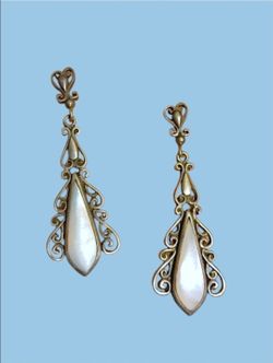 925 mother of pearl earrings