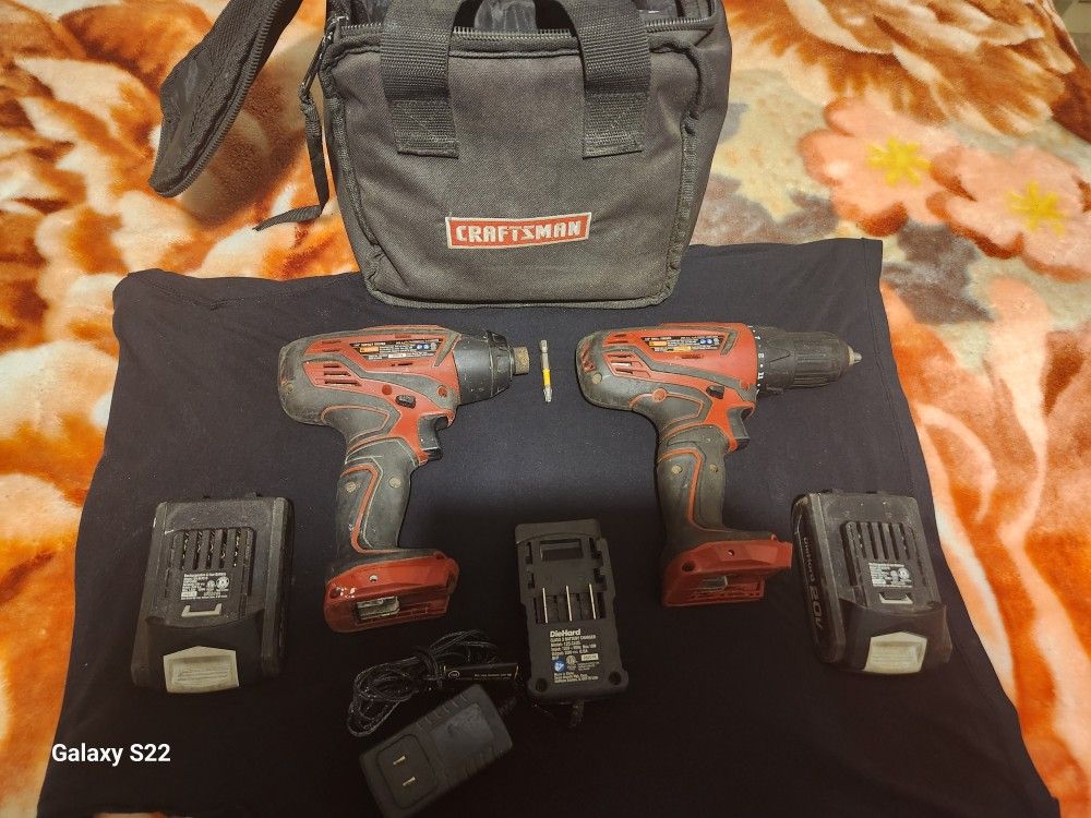Craftmans Drill/Compact Driver Set