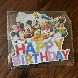 Birthday Cake Toppers, Cute Mickey Mouse N Friends Cake Decorations
