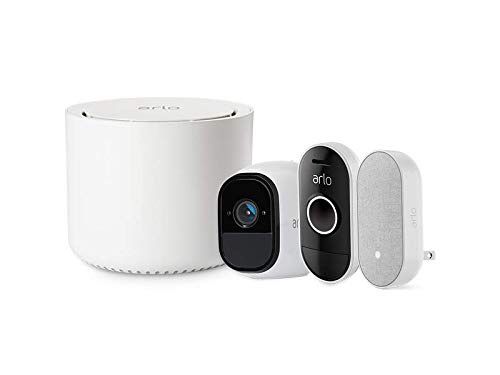 Arlo Pro HD Camera, Plus Audio Doorbell and Chime (Arlo Smart Home Security Kit)