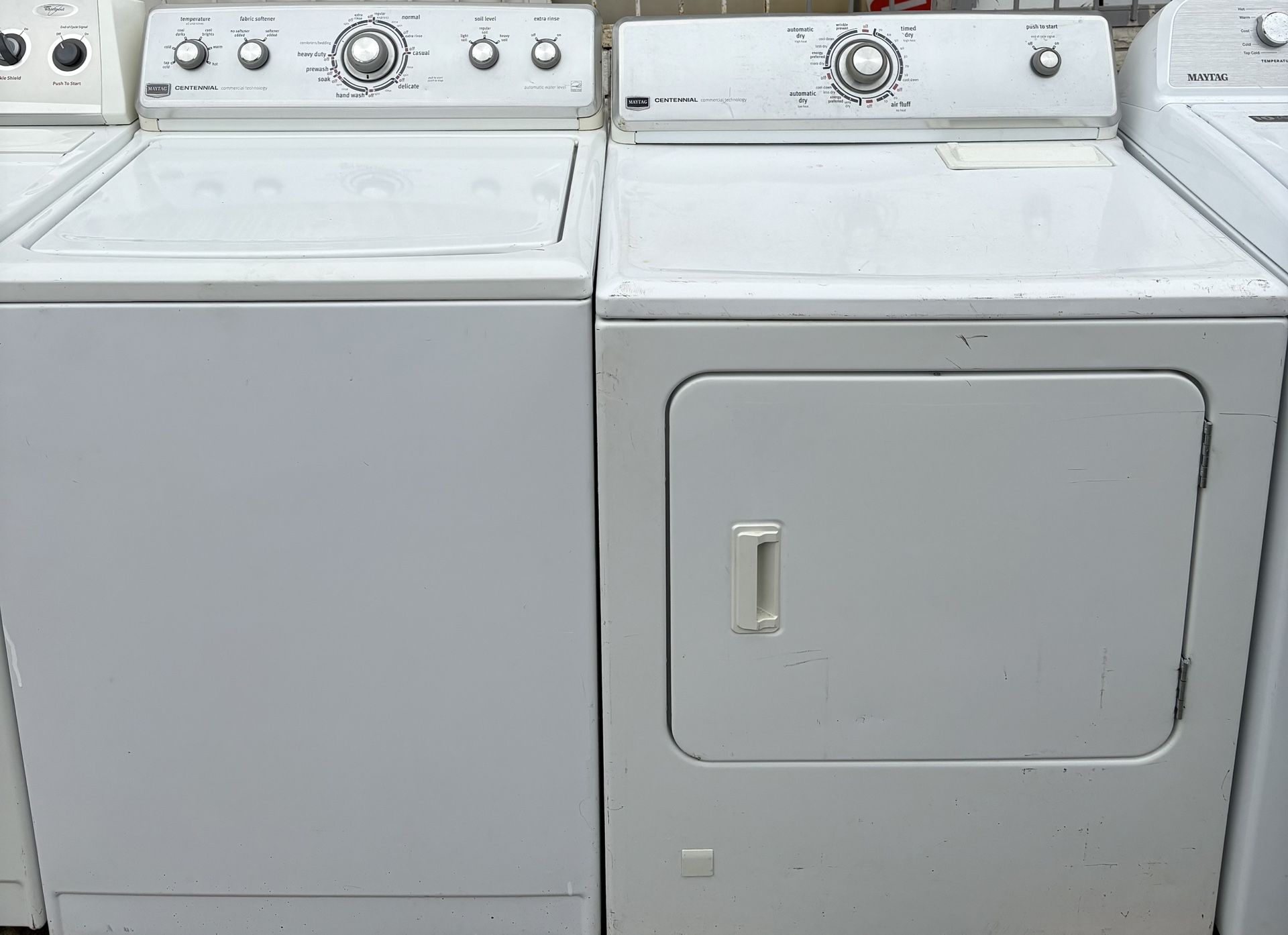 Maytag Heavy Duty Washer & Gas Dryer